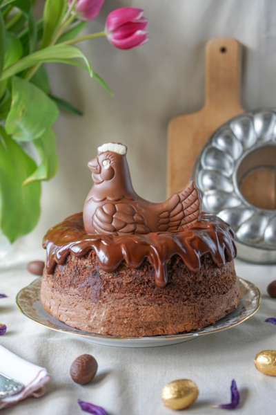 Easter chocolate cake