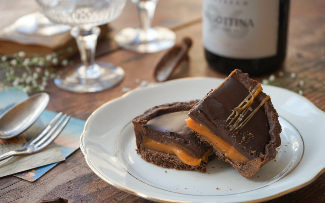 The Ultimate French Chocolate and Salted Caramel Tart